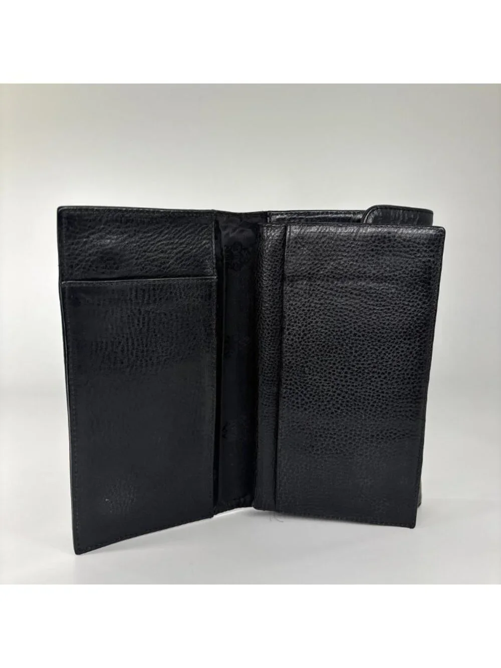 Chrome Hearts Super Wave Cross Ball Wallet Black